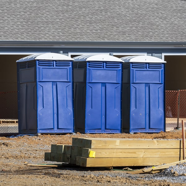 are there any restrictions on what items can be disposed of in the porta potties in Lasana TX